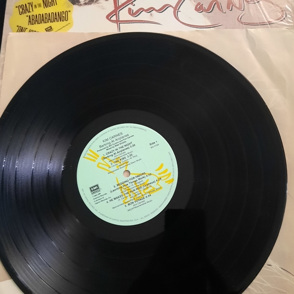 Kim Carnes- Barking At Airplanes, Vinyl LP 1985 - Picture 7 of 8